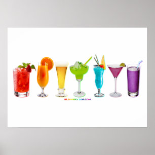 Póster Los Cheers de SlipperyJoe beben orgullo de cóctel