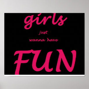 Póster los chicas apenas quieren divertirse