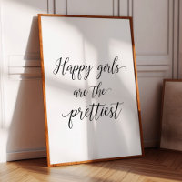 Los chicas felices son los más hermosos