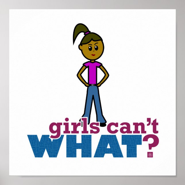 Póster ¿Los chicas no pueden QUÉ? Chicas (Frente)