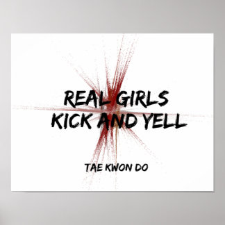 Póster Los Chicas reales patean y gritan