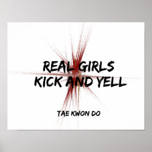 Póster Los Chicas reales patean y gritan