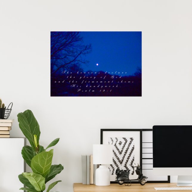 Póster Los cielos declaran (Oficina en casa)
