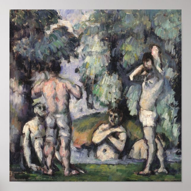 Póster Los cinco bañistas, c.1875-77 (Frente)