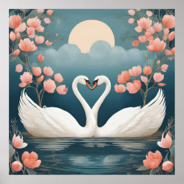 Póster Los cisnes de Lover