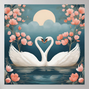 Póster Los cisnes de Lover