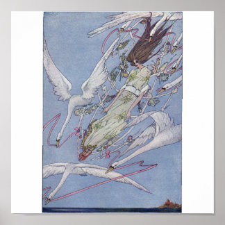 Póster Los cisnes salvajes