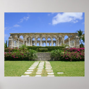 Póster Los claustros, Paradise Island, Bahamas