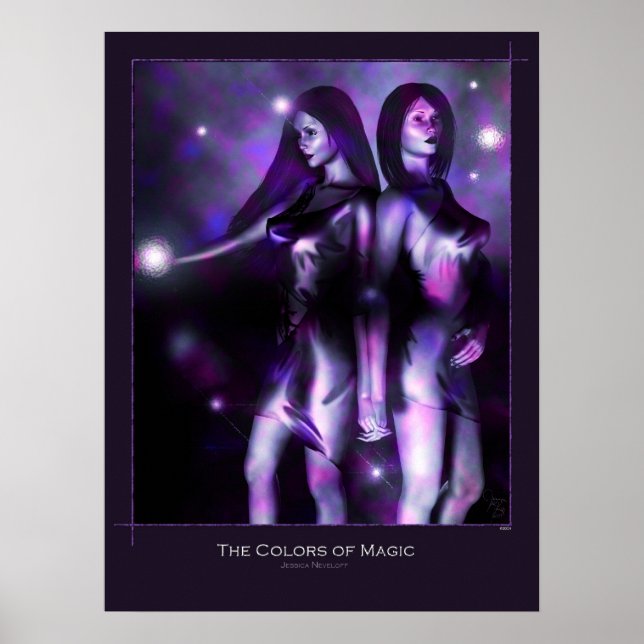 Póster Los colores de la magia (Frente)