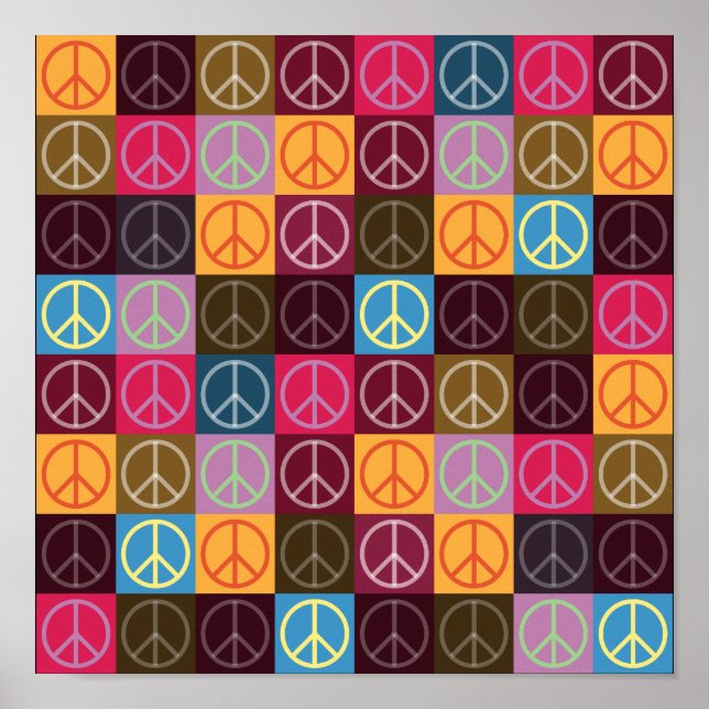 Póster Los colores de la paz (Frente)