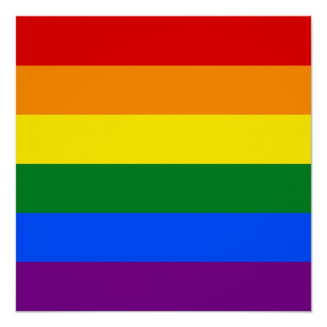 Póster Los colores del arcoíris (Anverso)