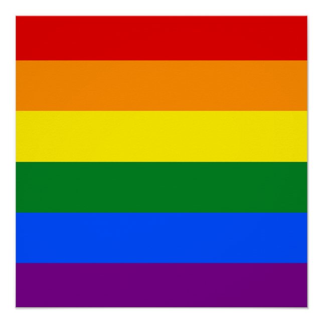 Póster Los colores del arcoiris (Anverso)