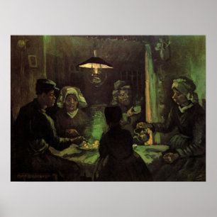 Póster Los comedores de patatas por Vincent van Gogh
