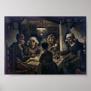 Póster Los comedores de patatas Van Gogh