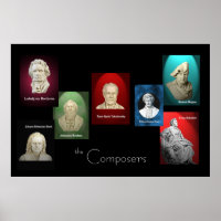 Los compositores 36 x 24 Poster