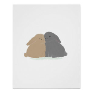 Póster ¡Los conejos del amor!