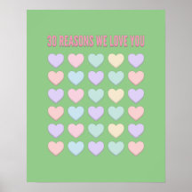 Los corazones - 30 Razones te dan la bienvenida - 