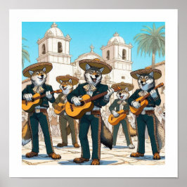 Póster Los Coyotes Mariachi