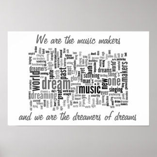 Póster Los creadores de música