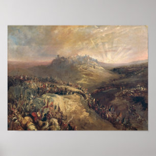 Póster Los cruzados antes de Jerusalén