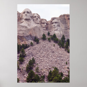 Póster Los cuatro del Monte Rushmore