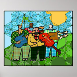 Póster Los Cuatro Duffers (Poster Bella Artes)