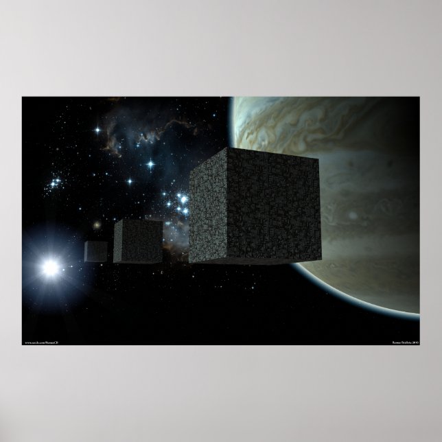 Póster Los cubos (Frente)