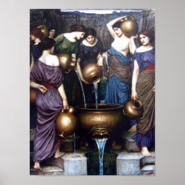 Póster Los Danaides de John William Waterhouse