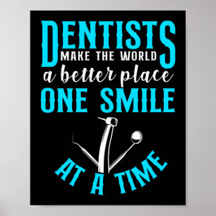 Póster Los Dentistas Dentales Dentistas Hacen Del Mundo U