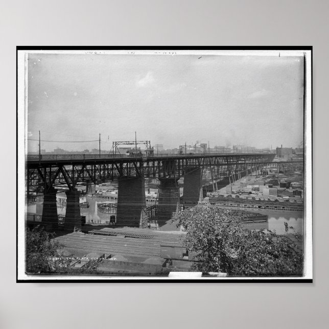 Póster Los departamentos, Cleveland c1900 (Frente)