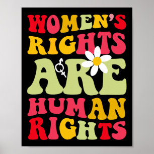 Póster Los Derechos Son Feministas De Los Derechos Humano