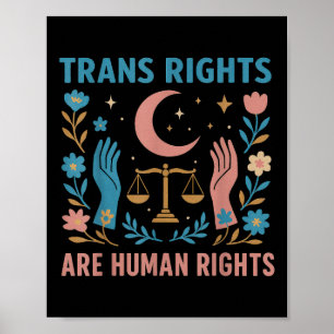 Póster Los derechos transgénero son la protesta del Orgul