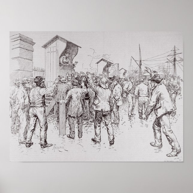 Póster Los desempleados de Londres (Frente)