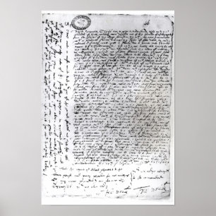 Póster Los despachos escritos de Sir Francis Drake