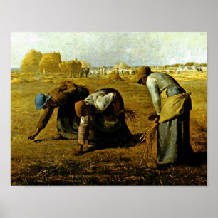 Póster Los destellos de Jean-Francois Millet