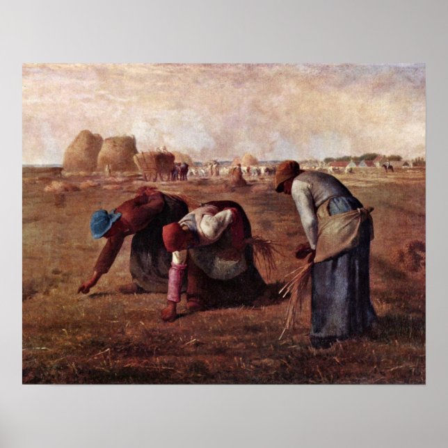 Póster Los destellos de Jean-Francois Millet (Frente)