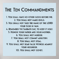 Los diez mandamientos
