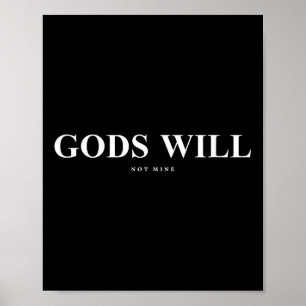 Póster Los dioses no minarán la fe cristiana inspirando a