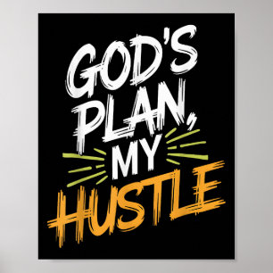 Póster Los dioses planean mi huste empresario motivación