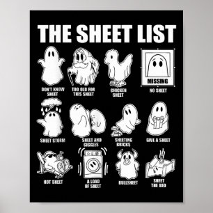 Póster Los disfraces de Halloween de Ghost Gracioso