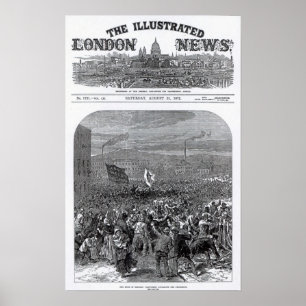 Póster Los disturbios en Belfast