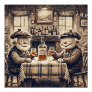 Póster Los dos ancianos