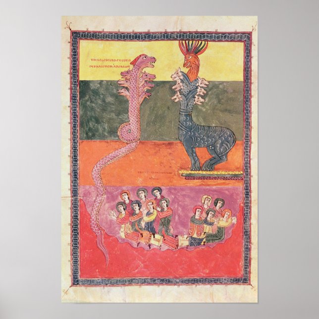 Póster Los dragones, de la Beatus Girona (Frente)