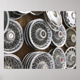 Póster Los E.E.U.U., New México, Prewitt: Hubcaps