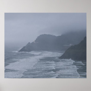 Póster Los E.E.U.U., Oregon, cabeza de Heceta