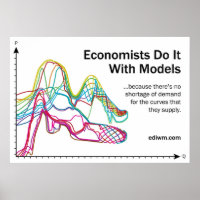 Los economistas lo hacen con el Poster del lema de
