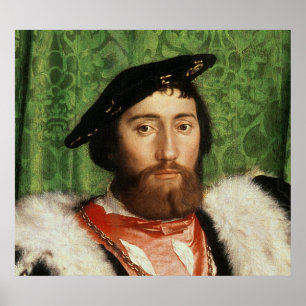 Póster Los embajadores, 1533