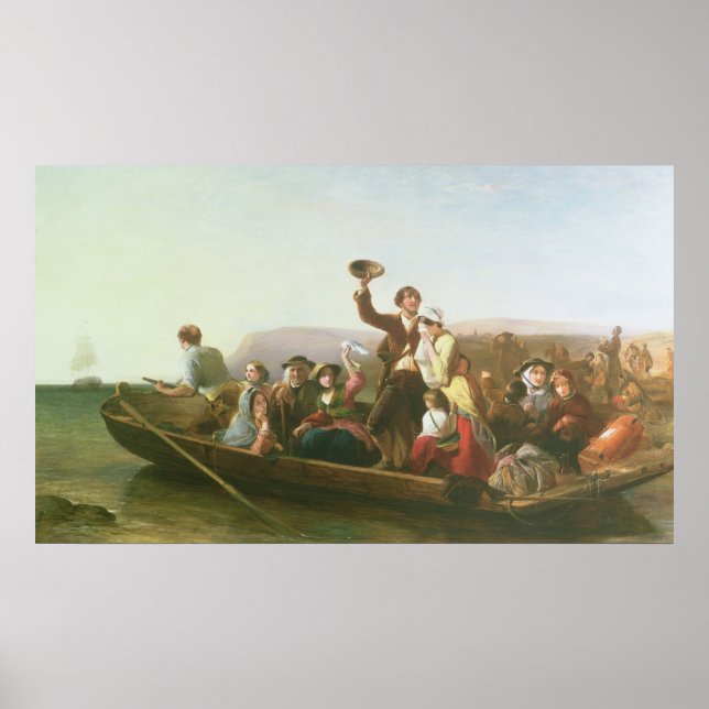 Póster Los emigrantes (Frente)