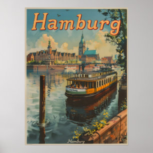 Póster Los encantos de la época del Alster interno de Ham