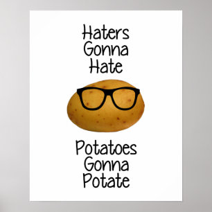 Póster Los enemigos que van a odiar las patatas que van